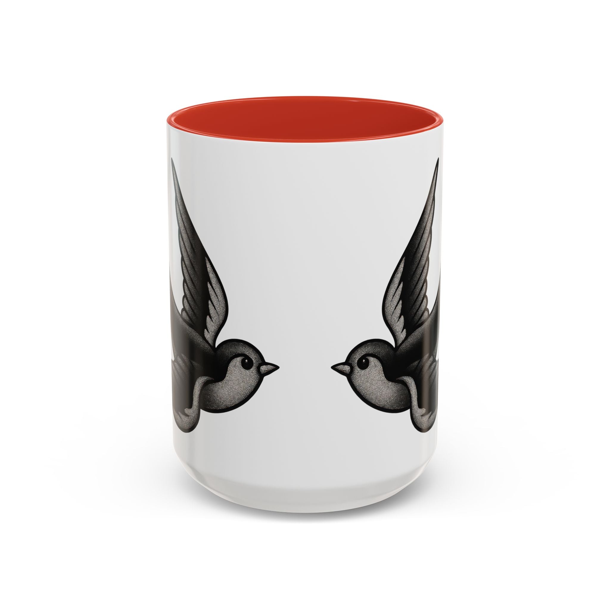 Twin Sailor Swallow Tattoo 15oz Mug
