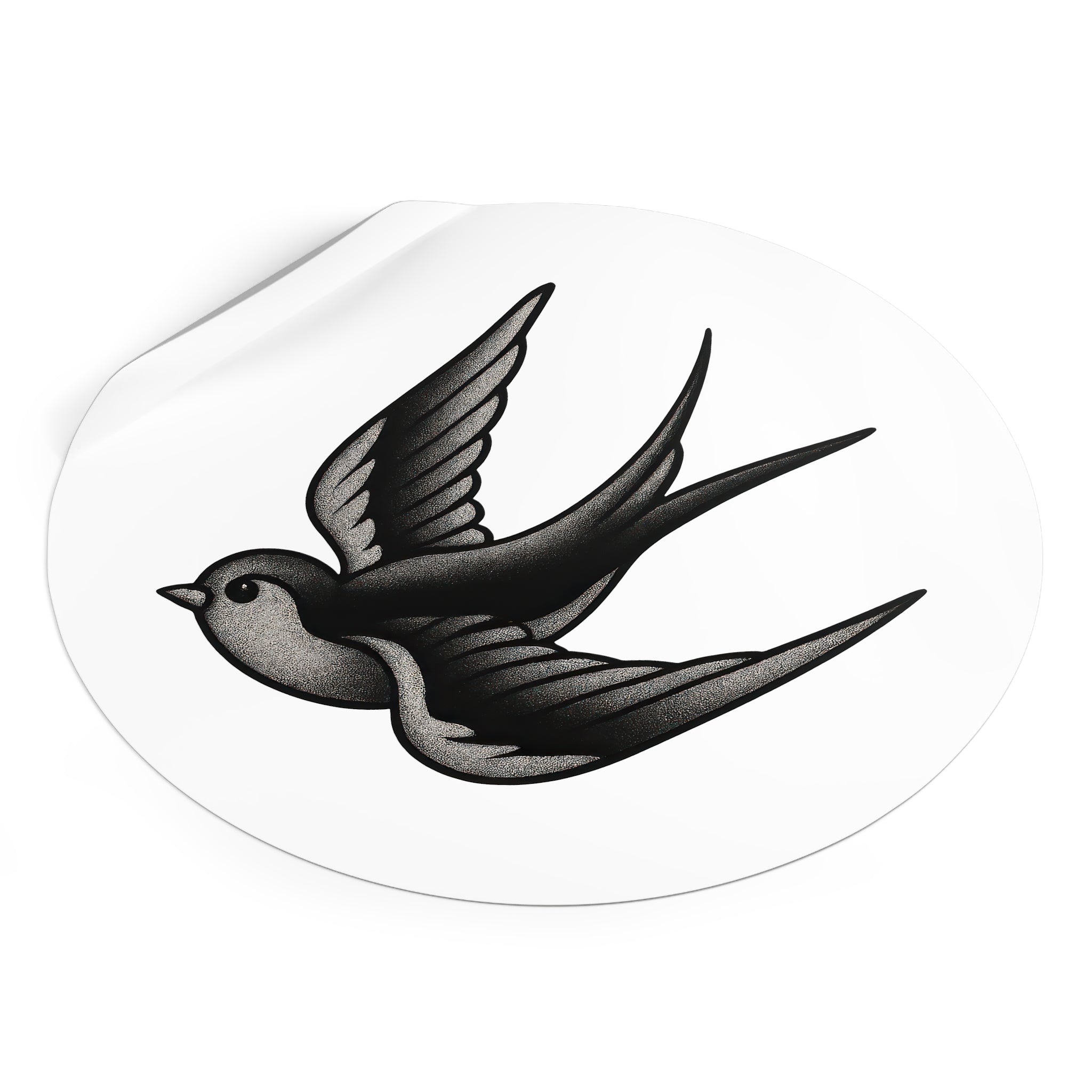 Twin Sailor Swallow Sticker