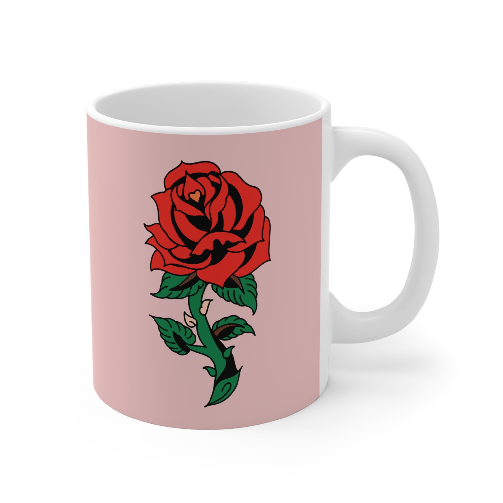 Pink Rose Mug