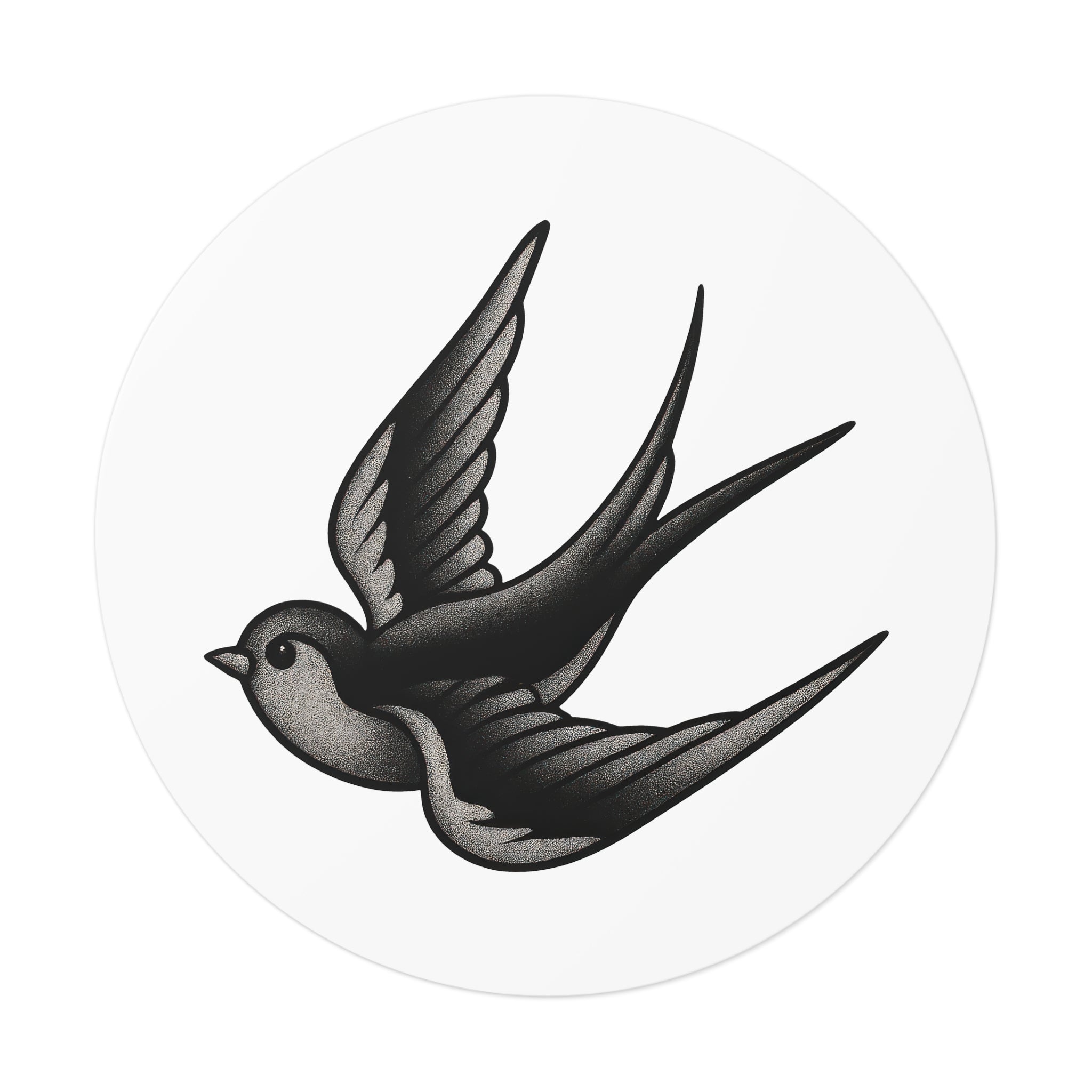 Twin Sailor Swallow Sticker