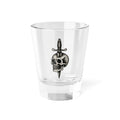 Twin Sailor Skull and Dagger Shot Glass (1.5oz)