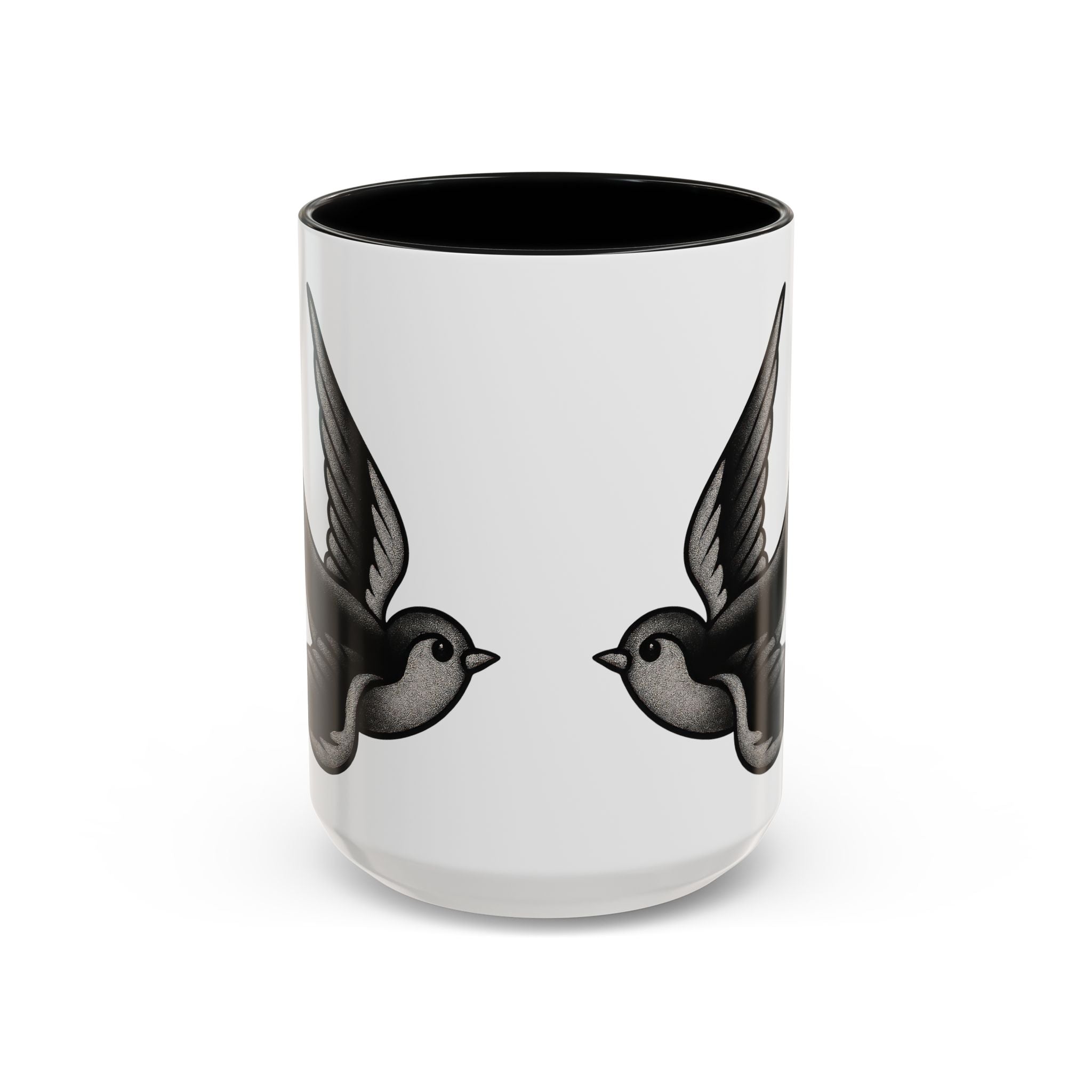 Twin Sailor Swallow Tattoo 15oz Mug