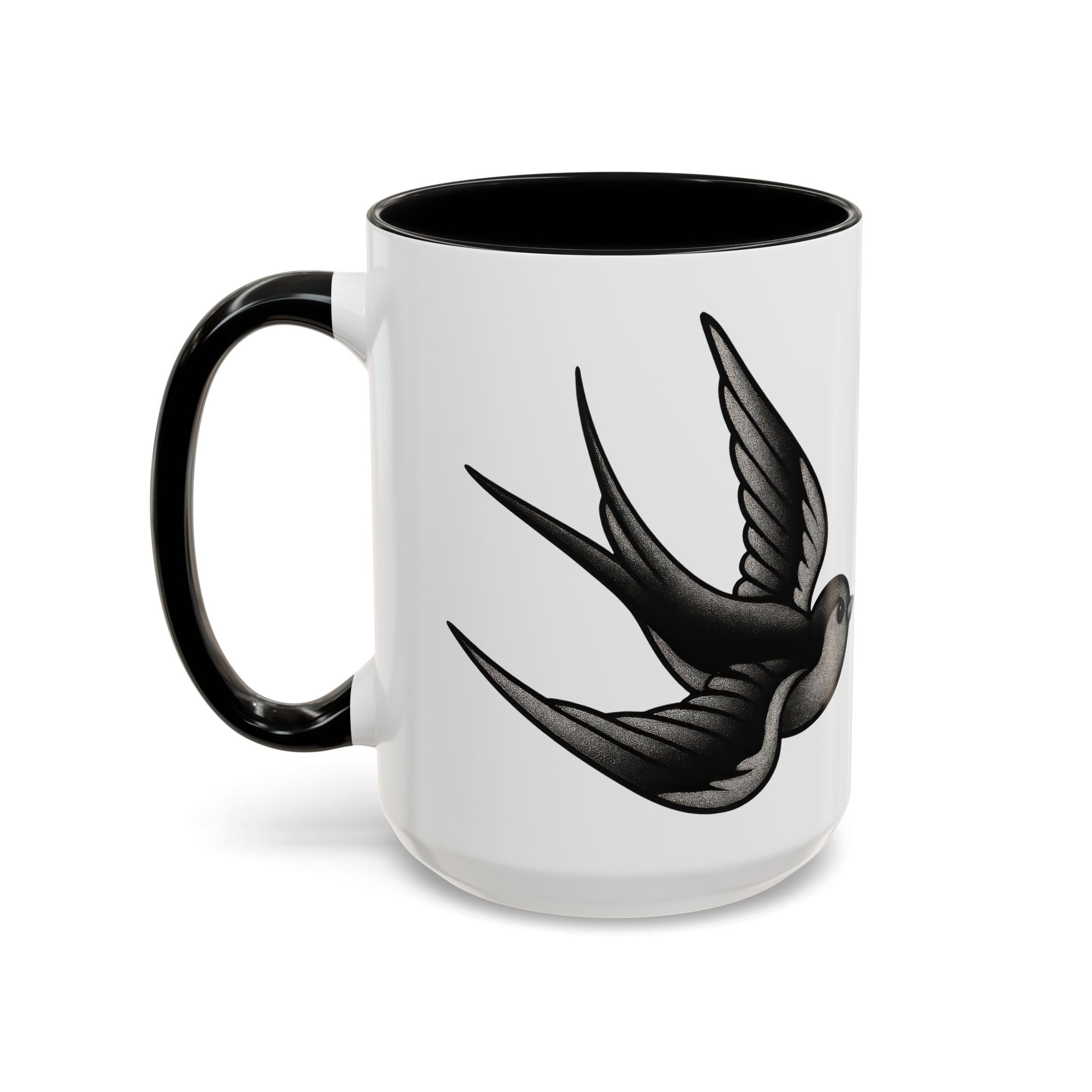 Twin Sailor Swallow Tattoo 15oz Mug