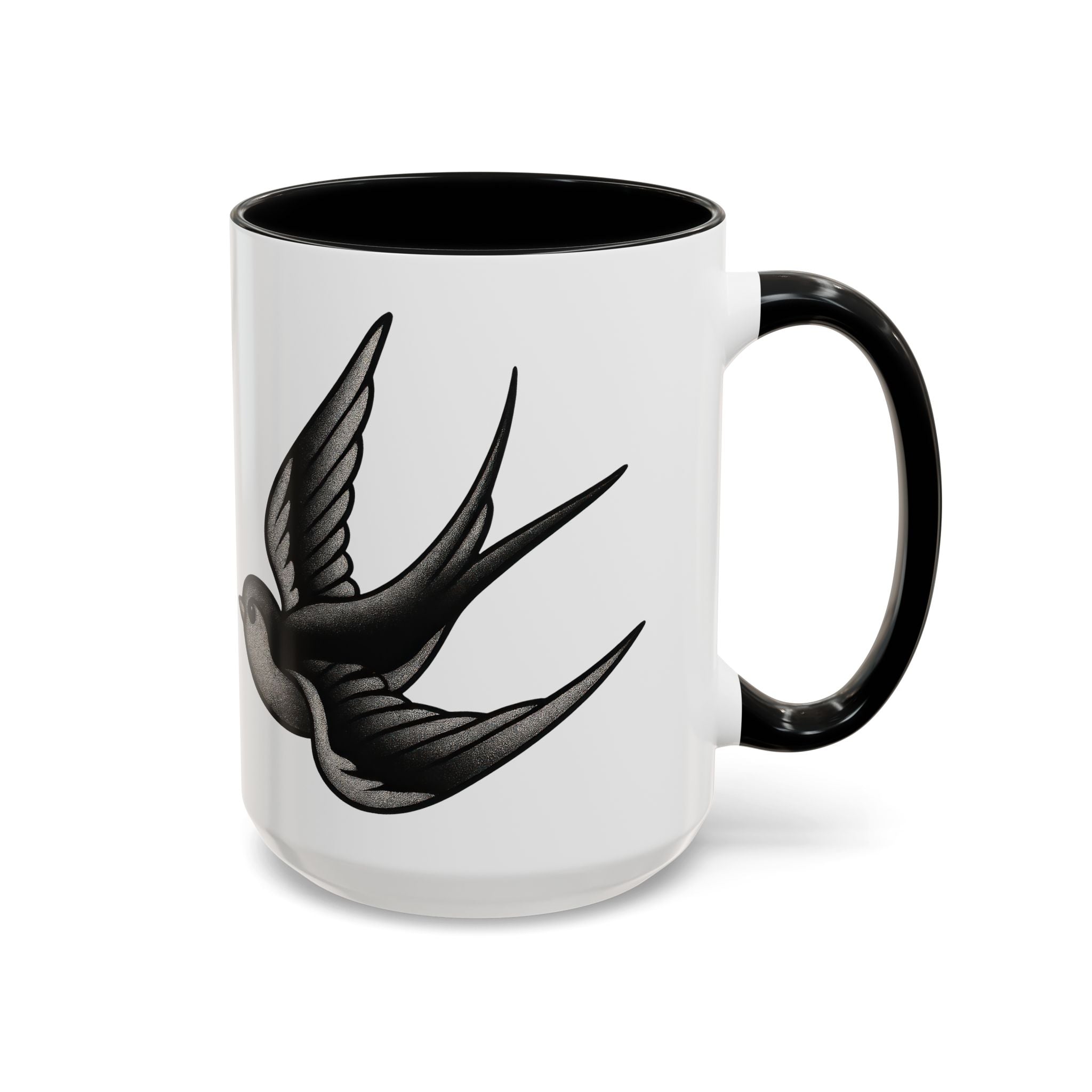 Twin Sailor Swallow Tattoo 15oz Mug