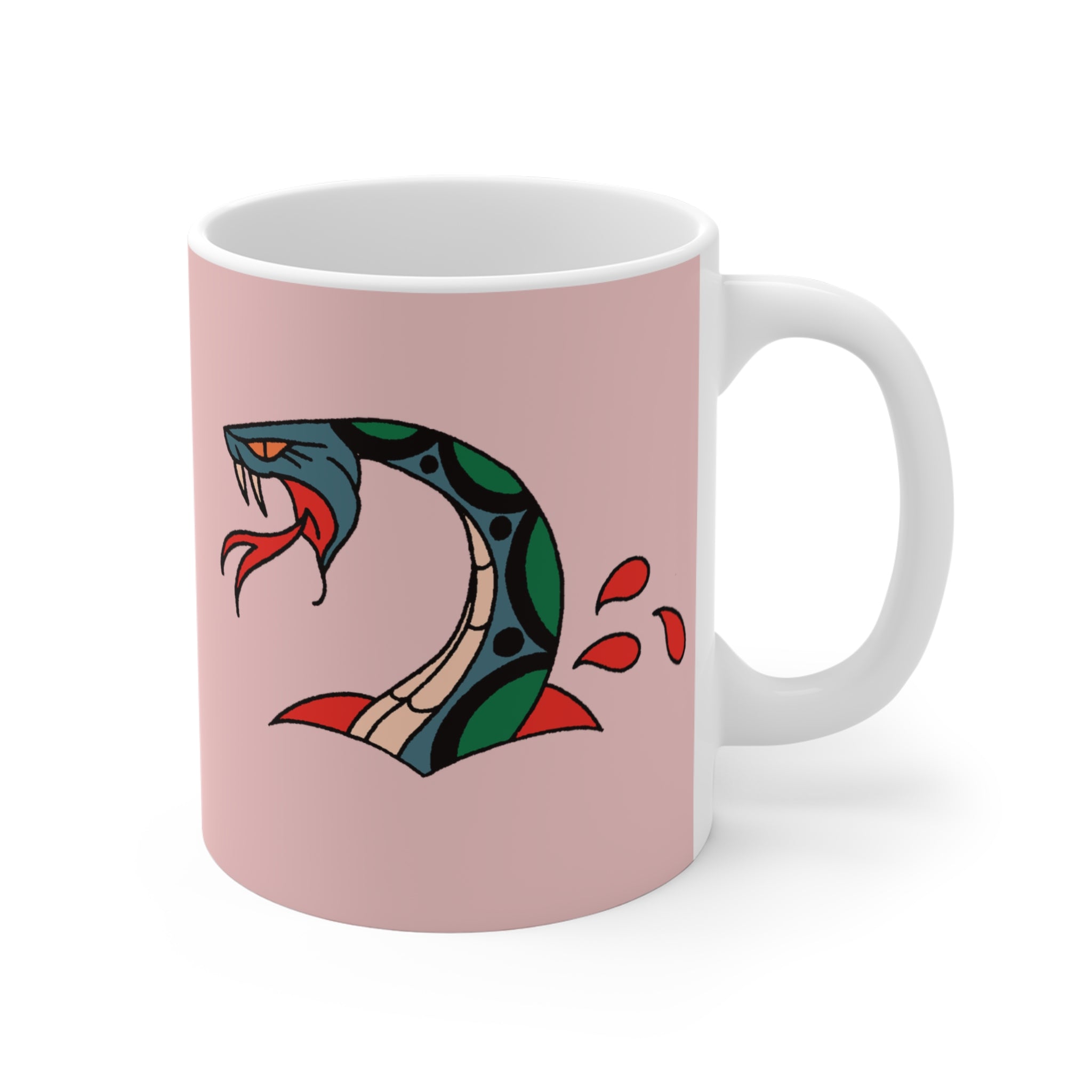 Pink Snake Mug