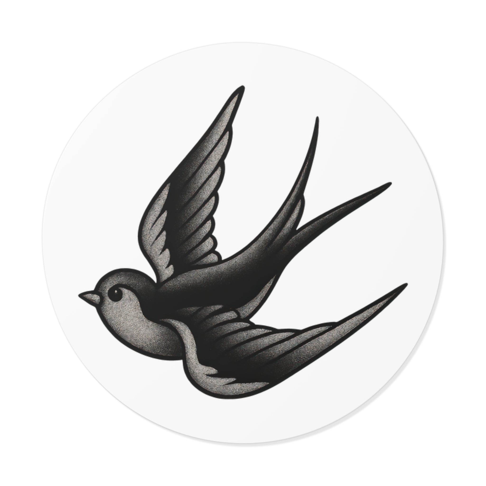 Twin Sailor Swallow Sticker