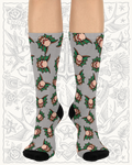 Winged Skull Socks