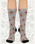 Spider Web Skull Socks